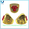 Personalizar el anillo de dedo del campeonato, abatible, giratorio, Bulls, regalo de recuerdo deportivo, anillo de dedo del campeonato