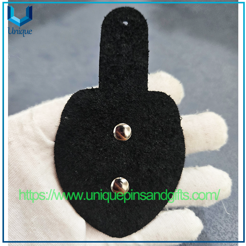 Insignia de metal de policía personalizada de alta calidad con soporte de cuero de vaca para la policía de Bangladesh