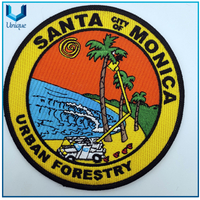 Patch de bordado completo, etiqueta de bordado redondo para prendas de vestir, plancha en el logotipo de bordado para tela, bolsas de decoración ACEESSORIENTES