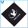 Toalla de golf de waffle de microfibra con logotipo personalizado con carabiner, bordado / toalla de golf del logotipo de Prihnting para regalos promocionales