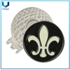 Moda Crystal Decorated Golf Pickmarker con HatClip en Set, Personalizar Logo Golf Club Metal Metal Polloker con HatClip para Promoción