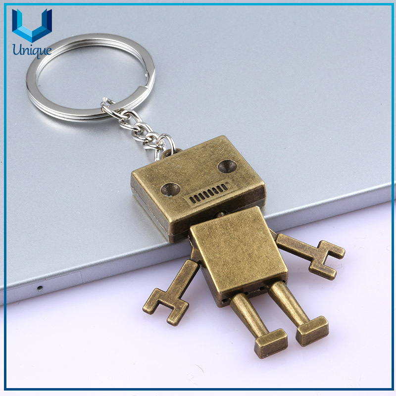Personalice Llavero de Robot de Metal, Llavero de regalos promocionales con diseño personalizado para souvenirs