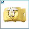 Oro, hebilla de cinturón de plata con el logotipo de personalizar, 3D Dos tonos Police Police Military Cuche Beam Hebilla, hebilla de boda para regalos promocionales