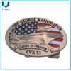 Personaliza USS CVN69 CVN73 Hebilla militar de la Marina 3D, China Wholesale Boda Hebilla de metal para regalos