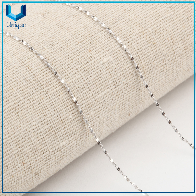 Cadenas de collar de joyería de plata esterlina 925 italiana, plateado oro plateado 925 cadenas de plata