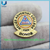 Broche escolar de metal 3D personalizado, Pin para solapa con insignia, insignia de Honor universitario, insignia de enfermería SJC