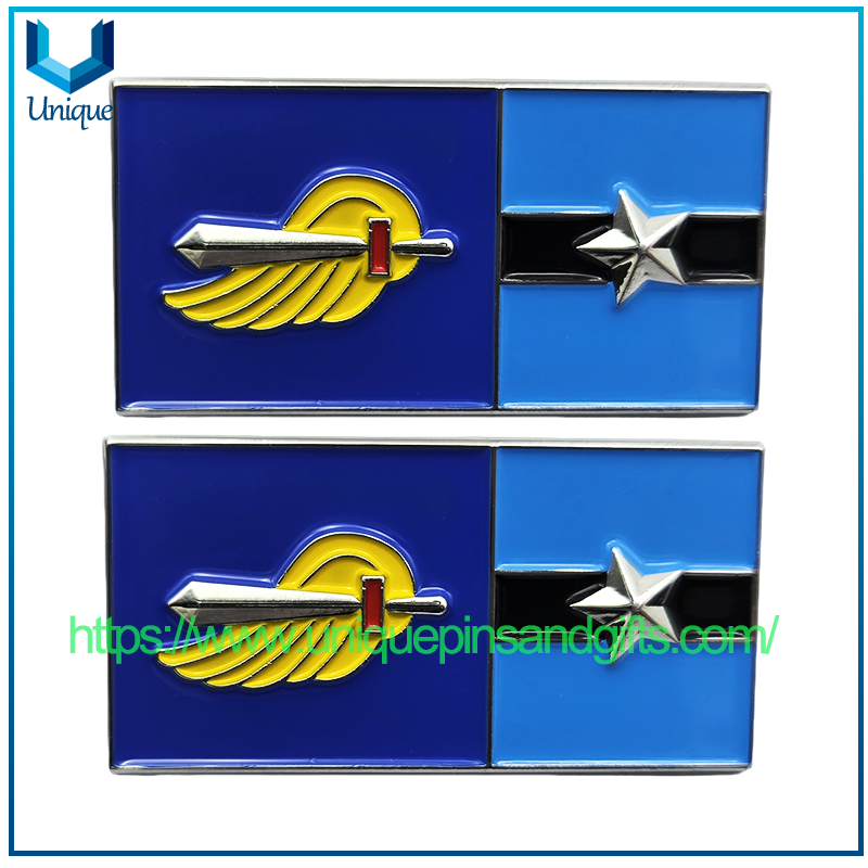 Pin de bandera nacional azul con insignia de Pin de solapa esmaltada colorida de metal con logotipo personalizado Pin de BRABANT SOCIAL FETISH