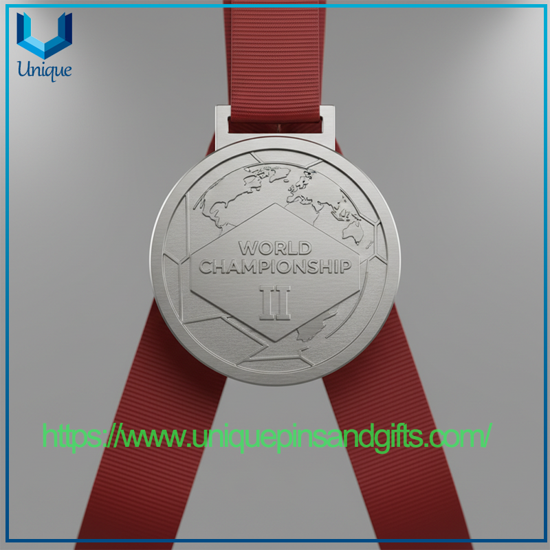Medallas de metal personalizadas para eventos deportivos Medallas de la Copa del Mundo Medallas olímpicas Medallas de bronce doradas y plateadas de alta gama