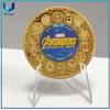 Moneda de desafío de oro de forma redonda de alta calidad con diseño personalizado al por mayor