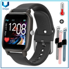 Venta caliente táctil completo smartwork smartwatch temperatura impermeable reloj inteligente con monitoreo de ritmo cardíaco reloj inteligente impermeable