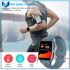 Venta caliente táctil completo smartwork smartwatch temperatura impermeable reloj inteligente con monitoreo de ritmo cardíaco reloj inteligente impermeable