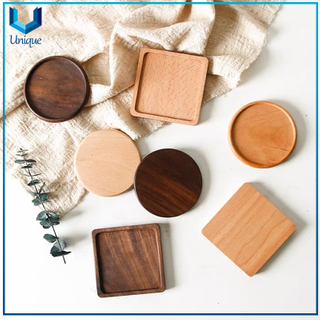 Fábrica al por mayor Fábrica de bambú de bambú de corcho de bambú de bambú de beech taza de té de madera conjunto con logotipo de tamaño personalizado
