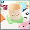 Dibujos animados Animales lindos Silicona Taza Mat Coster Silicone Tea Coster Silicona Caucho Estera
