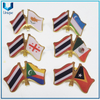 Pin desplazado de bandera doble de Tailandia personalizado