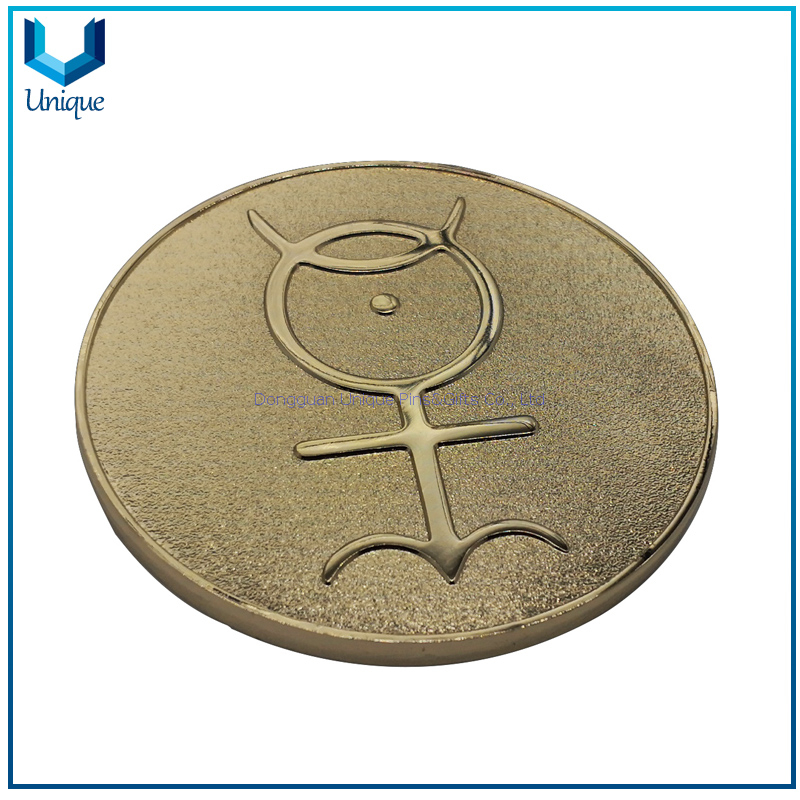 Personalizar diseño, moneda de souvenir plateada de oro, moneda antigua del Reino Unido, moneda de desafío para regalos