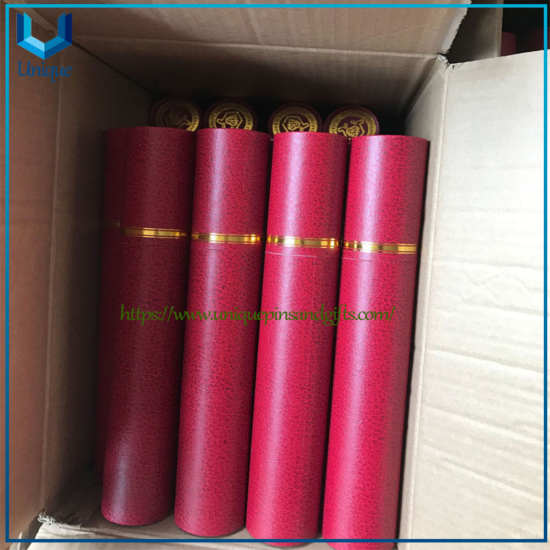 Tenedor modificado para requisitos particulares de la voluta del certificado del archivo de la graduación de la polipiel del grano del logotipo