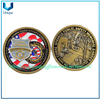 Moneda de desafío de níquel de diseño único con puño de la Armada de la OTAN Naavy de EE. UU. 3D personalizada con bandera de EE. UU.