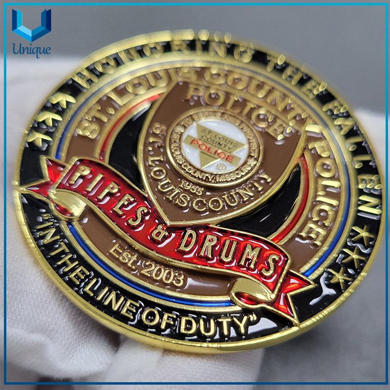 Diseño personalizado Hecho de metal 2.25 '3D Policía Ejército Militar Marina Comando marino Moneda de recuerdo Bombero Policía Desafío Monedas conmemorativas
