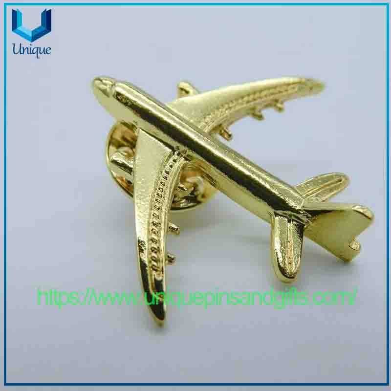 Metal 3D Boeing 787 Aviones Retro Único Simple Elegante Insignias, Accesorios De Bolsos