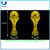 Trofeo de fútbol de Copa Africana de diseño personalizado, modelo de trofeo artesanal, decoración creativa, trofeo de copa de fútbol, ​​suministros para fanáticos