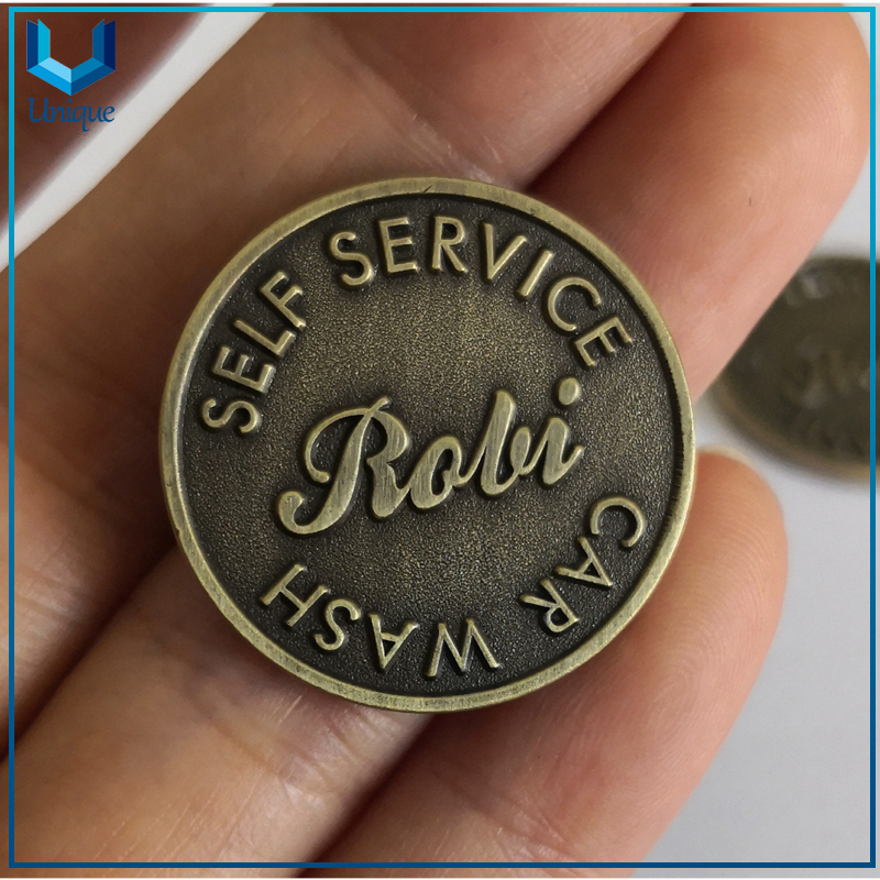 Aleación de zinc del fundido, Mini moneda de 25 mm de diámetro, moneda de latón antiguo, moneda de automóvil, moneda de 2d menta, monedas personalizadas y medallones