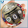 Moneda de placas de dos tonos antiguas de alta calidad, modifique la moneda del desafío 3D, la moneda de souvenir de la incolora del enanmel suave, moneda FDNF