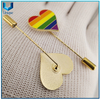 Personalice el alfiler de metal, el pin de regalo de Sounvenir, el pin de oro del aniversario, el pasador de la boda del esmalte duro, la insignia del pin del arco iris, la insignia de la escuela, la insignia del evento deportivo, insignia del botón