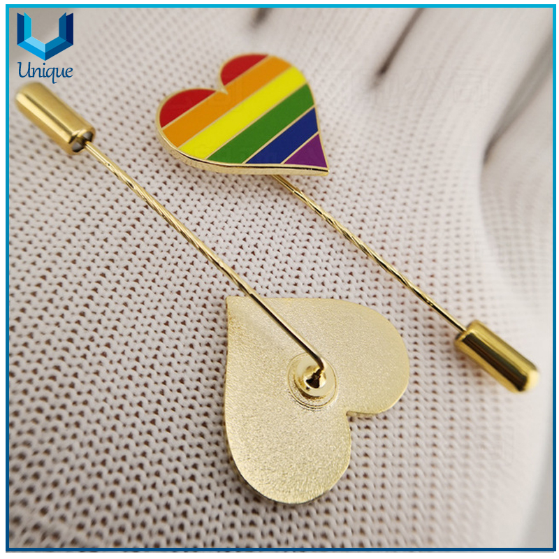 Personalizar Pin de regalo de metal, Pin del recuerdo de la boda, Emblema de la fiesta, Decoración de la prenda de joyería de moda, Broche de uniforme