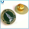 Pin de solapa militar de oro, broche de metal de la escuela, personalizar Emblema de metal, Pasadores de regalo promocionales, Personalizar Diseño Metal Crafts Factory