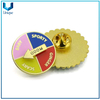 Pin de solapa militar de oro, broche de metal de la escuela, personalizar Emblema de metal, Pasadores de regalo promocionales, Personalizar Diseño Metal Crafts Factory
