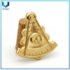 Personalice la insignia de metal, el pin de la solapa del recorte, el emblema de metal 3D, Mason Fremason Decorations Badges Custom Masonic Solapa Pin