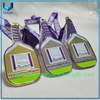 Medalla Pickleball de bronce, oro, plata y diseño personalizado de alta calidad con cordón de impresión