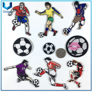 Patch de bordado personalizado / insignia / emblema, etiqueta tejida para ropa, plancha en parches de bordado completo para accesorios