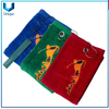 Toalla de algodón 100% de alta calidad, personalice toallas de golf de logotipo bordado, toalla deportiva, toalla de pesca, toalla de deportes blanca negra, toalla de golf