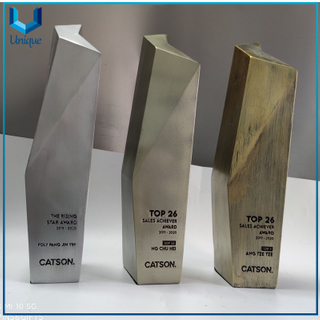 Trofeo de resina de 30 cm de altura, Plata, Trofeo de la medalla de chapado de latón antiguo, Aniversario Souvenir Crafts, Personalizar Diseño Placa de metal