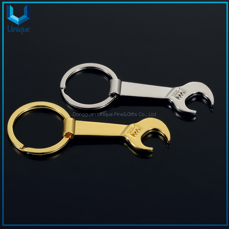 Abrelador de embotellador de llavero de estilo de llavero de estilo de metal, estilo de embotellador de moda de estilo creativo, diseño de embotellador de diseño de metal para regalos