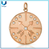 Moneda personalizada del collar 3D, 925 Collar de león de plata esterlina, colgante de moda con encanto