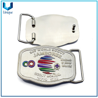 Sport Running Wedding Souvneir Metal Gifts, Personalizar Diseño 2D Cinturón Hebilla, Personalizar Bullet Metal Hebilla de correa de trabajo pesada