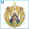 Colgante de Nuestra Señora de Guadalupe de alta calidad con ángeles, regalo religioso