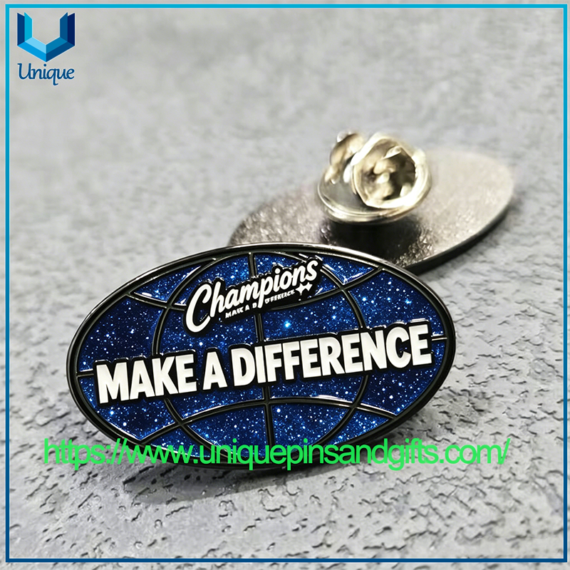 Broche personalizado de Metal escolar de níquel negro con Pin de solapa de todas las estrellas de Tailandia personalizado