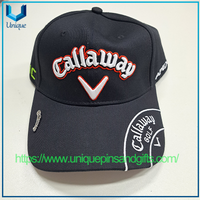 Gorra de béisbol con bordado 3D de Callaway Golf y pin de metal con logotipo