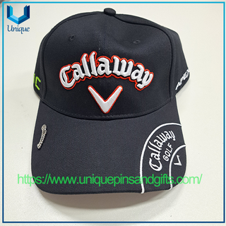 Gorra de béisbol con bordado 3D de Callaway Golf y pin de metal con logotipo