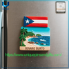 Patrones personalizables al por mayor, recuerdos magnéticos, imanes de goma 3D perfectos para nevera, pegatinas de cerámica para refrigerador, recuerdos de viaje de Puerto Rico