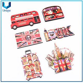 OEM 3D Design Refrigerador Decoración del hogar Travel Souvenir UK Cities Frigorífico Imán