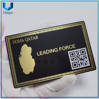 Tarjeta Cutsom Metal con impresión de código QR