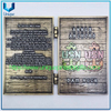 Diseño personalizado Moneda conmemorativa plegable de metal 3D, 3 'USA Marine Military Door Abre Abertable Mess Souvenir Coin, Logotipo de impresión UV Moneda de desafío conmemorativo