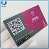Tarjeta Cutsom Metal con impresión de código QR, tarjeta personalizada