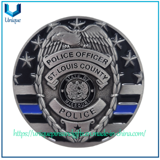 Diseño personalizado de alta calidad hecho de Metal 2,25 '3D policía ejército militar comando marino monedas de recuerdo monedas de recuerdo deportivo