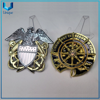Moneda de abridor de botellas rotativa militar 3D de diseño personalizado, moneda de desafío de medalla de comandante del ejército, moneda deportiva, moneda conmemorativa de metal
