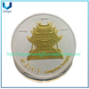 Moneda de desafío de recuerdo de metal de fútbol personalizada a precio de fábrica, moneda conmemorativa de vacaciones/lugar escénico/zodíaco